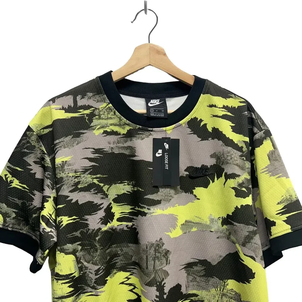 Nike‎ Sportswear Short-Sleeve Hype Hike Camo Top
